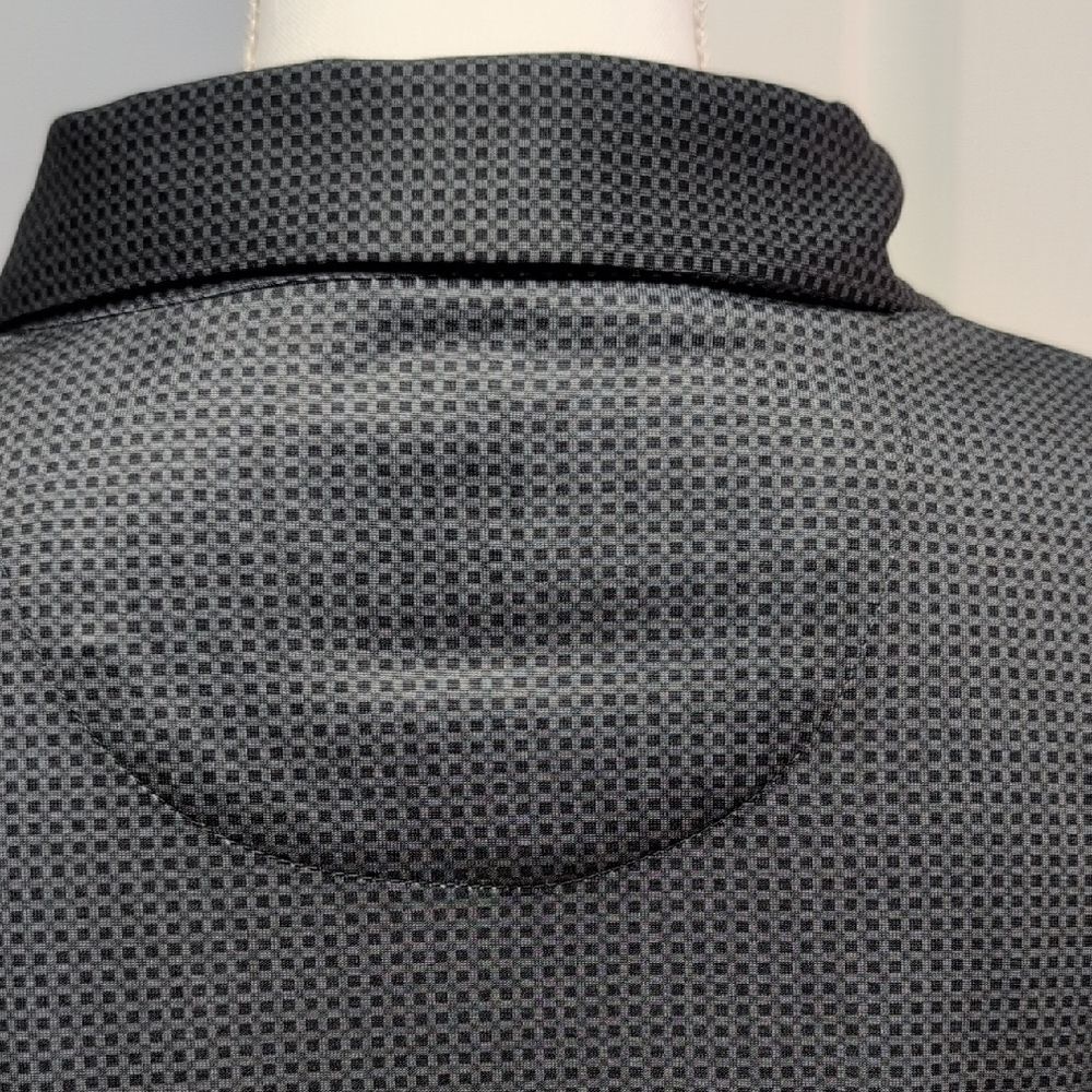 Callaway Opti-Dri Checkerboard Black/Grey Polo Shirt Size L - Picture 4 of 7